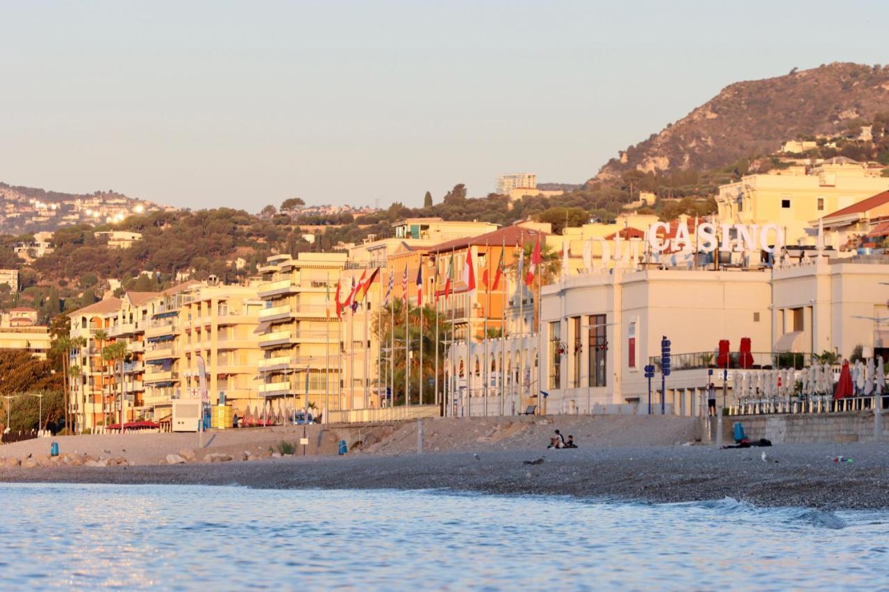 "Terrasse Du Bristol", Imprenable Vue Mer ม็องตง ภายนอก รูปภาพ